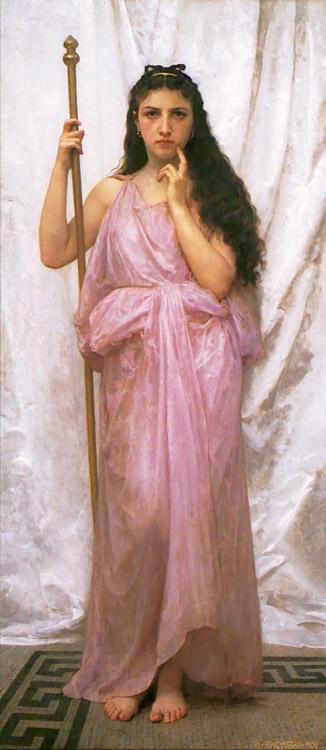 Adolphe William Bouguereau Young Priestess (mk26) France oil painting art